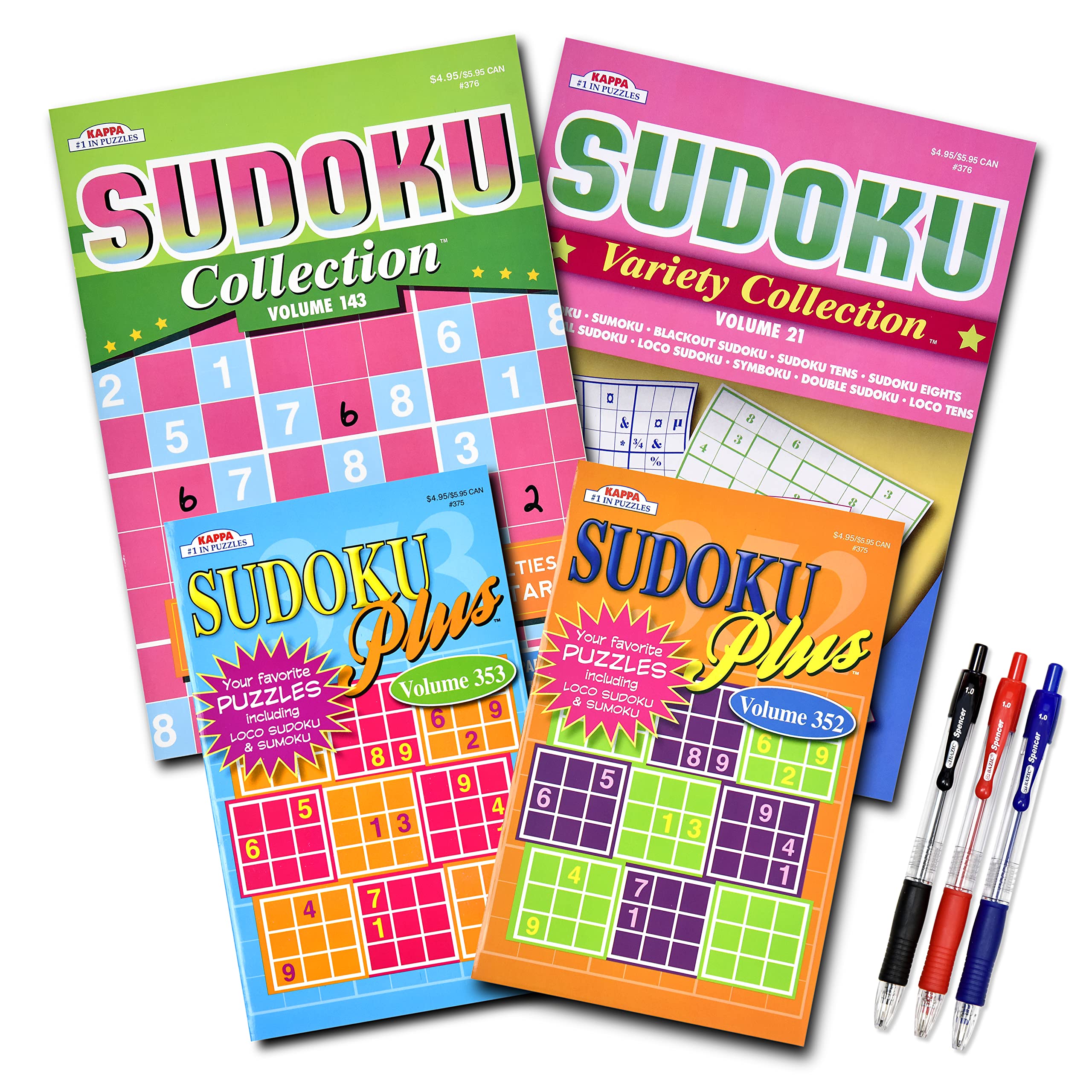 入手困難 SULA VOL.1～4 LOOKBOOK Amazon.com: 4-Pack 350+ Sudoku Puzzles for Adults, with Tips